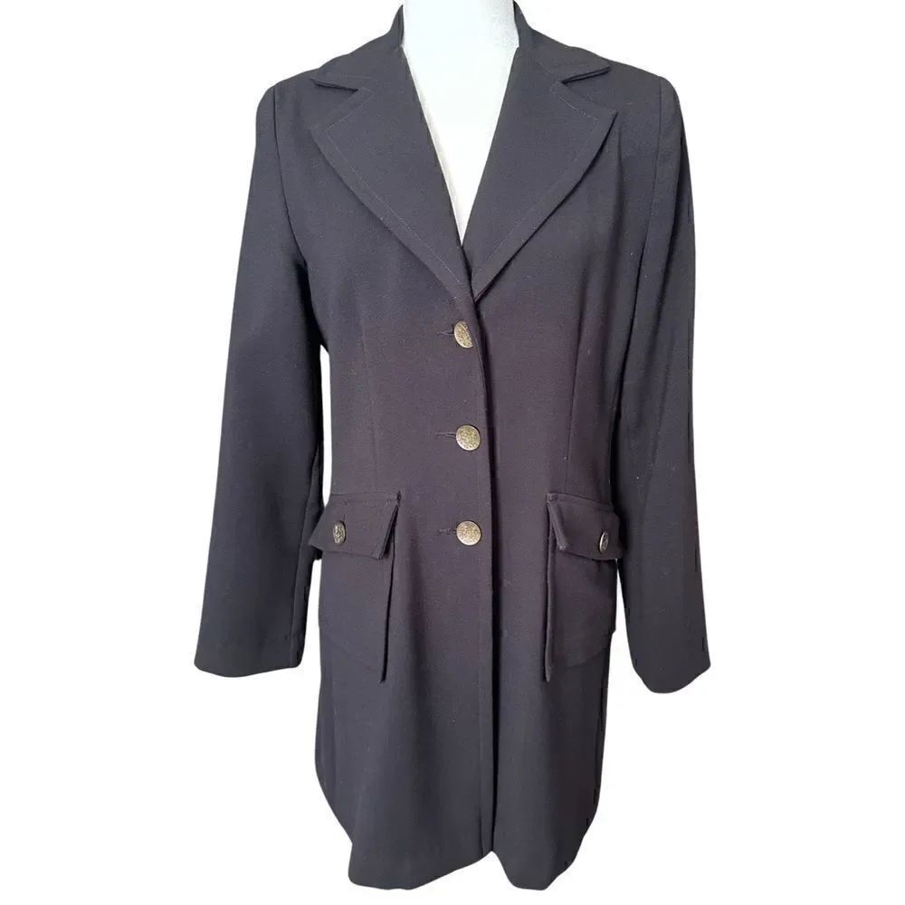 CAbi Long 3 Button Blazer Size 6